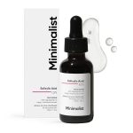 minimalist salicylic acid serum bottle